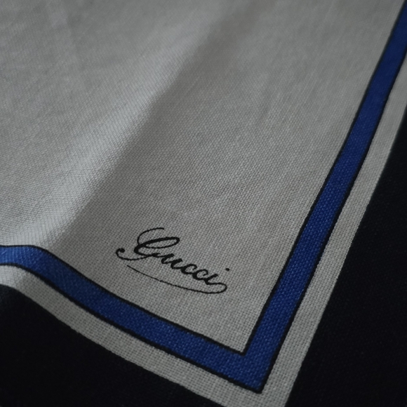 Vintage Gucci Linen Placemat and Napkin Set for 6 - Picture 3 of 10